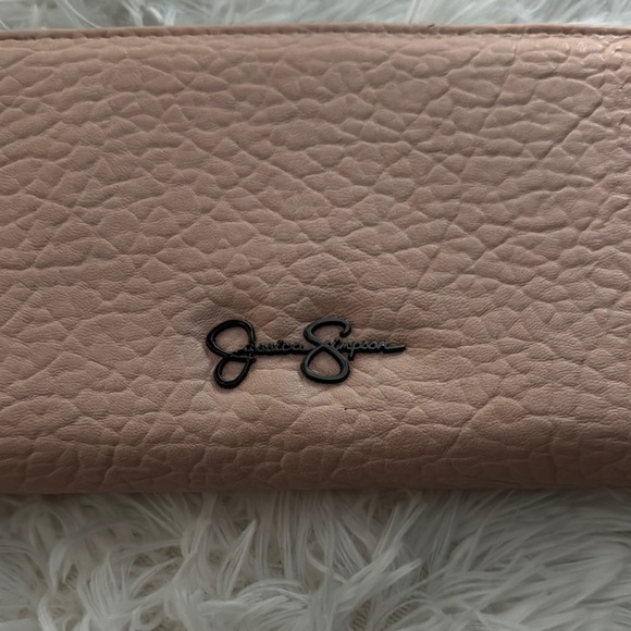 Jessica Simpson Pink Textured Wallet - Picture 2 of 5